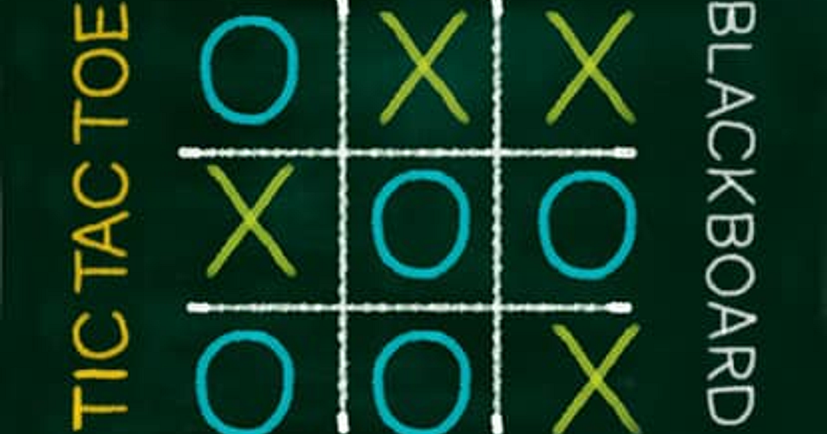 Tic Tac Toe Blackboard - Juego Online Gratis | MisJuegos