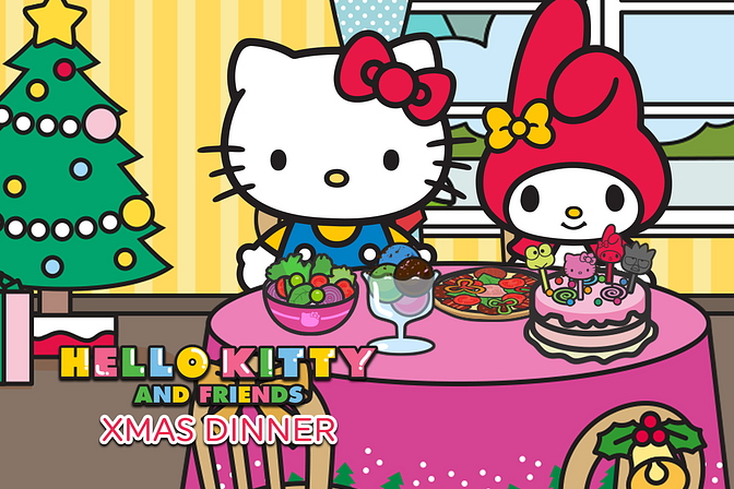 Hello Kitty and Friends Xmas Dinner - Juego Online Gratis | MisJuegos