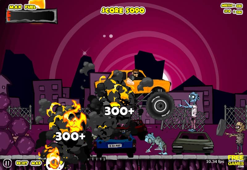 Monster Truck Zombie Crusher Juego Online Gratis MisJuegos