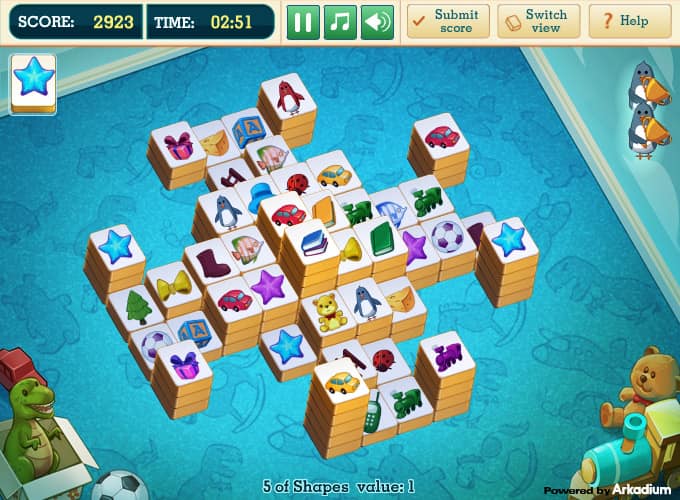 Mahjongg Toy Chest - Juego Online Gratis  MisJuegos