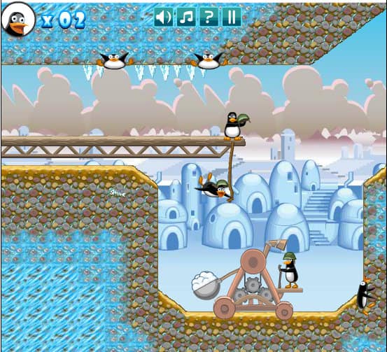 Crazy Penguin Catapult