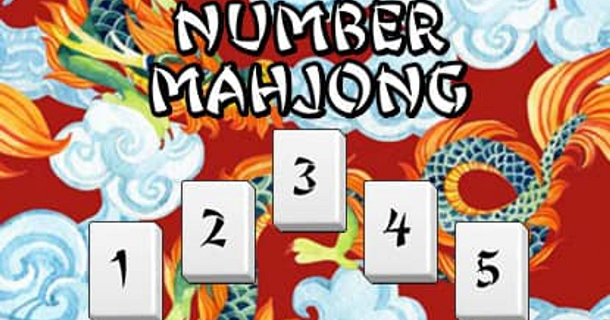 Mahjong con Números - Juego Online Gratis