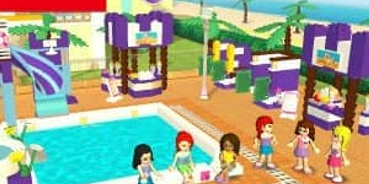 soltar Último almuerzo Lego Friends: Pool Party - Juego Online Gratis | MisJuegos